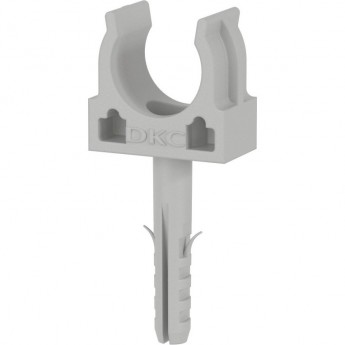 Держатель DKC с защелкой и дюбелем, д.25мм