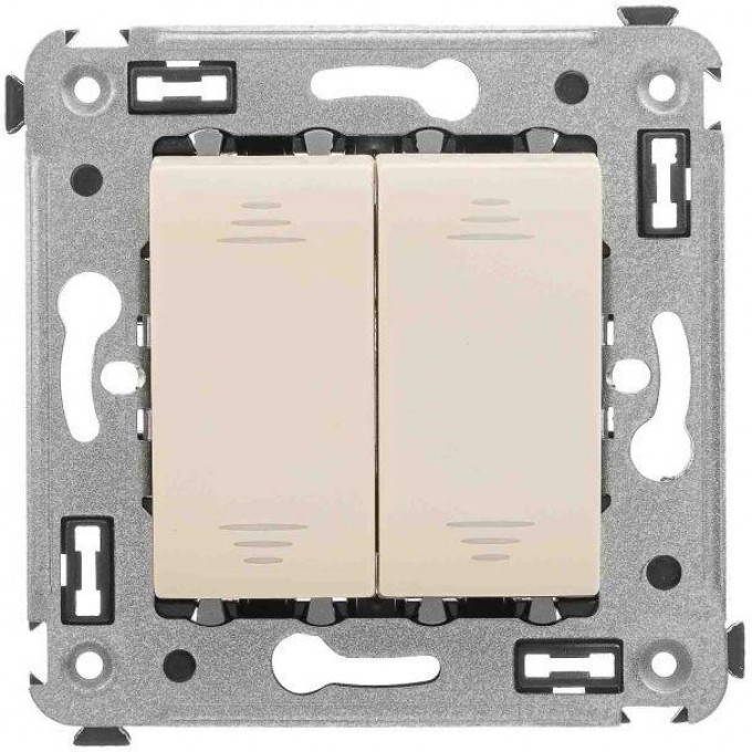 Инвертор двухклавишный DKC AVANTI СП, ванильная дымка 4405124