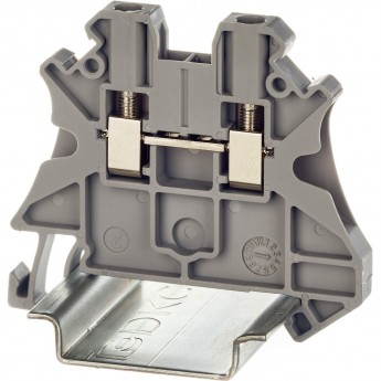 Клемма проходная DKC TUR-2.5 винтовой зажим 2 точки подключения 2.5кв.мм серая Клемма проходная DKC TUR-2.5 винтовой зажим 2 точки подключения 2.5кв.мм серая