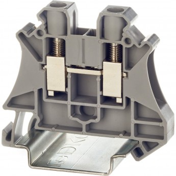 Клемма проходная DKC TUR-6 винтовой зажим 2 точки подключения 6кв.мм серая Клемма проходная DKC TUR-6 винтовой зажим 2 точки подключения 6кв.мм серая