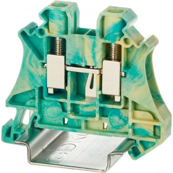 Клемма заземления DKC TUR-6-PE винтовой зажим 2 точки подключения 6кв.мм Клемма заземления DKC TUR-6-PE винтовой зажим 2 точки подключения 6кв.мм