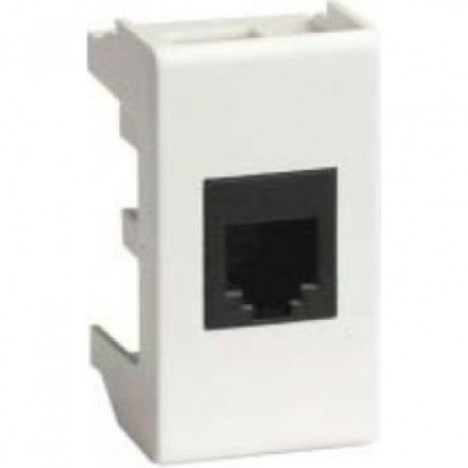 Компьютерная розетка RJ45 DKC VIVA кат.5E, 1 мод.,сер 45138