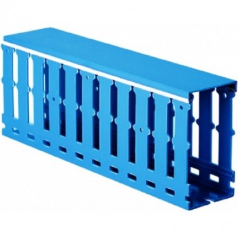Короб перфорированный, синий DKC RL12 25x60