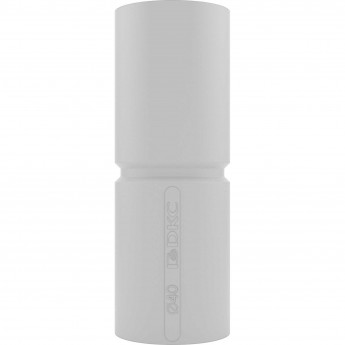 Муфта DKC труба-труба с ограничителем, IP40, д.40мм