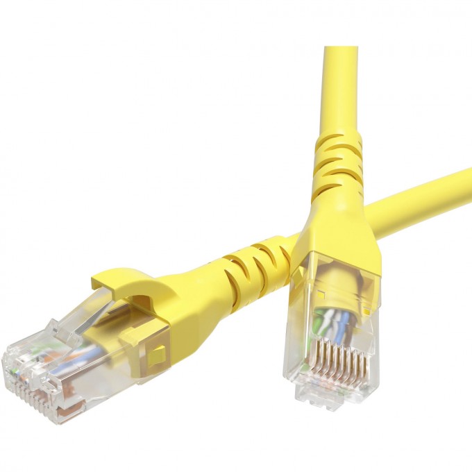 Патч-корд DKC неэкранированный CAT5E U/UTP 4х2, LSZH, желтый, 1.5м RN5EUU4515YL