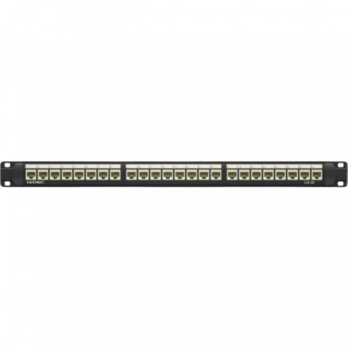 Патч-панель DKC 19'', 1U, CAT5E, 24 модуля RJ45, неэкранированная RN5PPU24