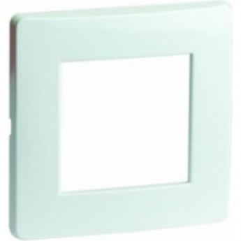 Рамка DKC на 2 модуля (одноместная), белая, RAL9016