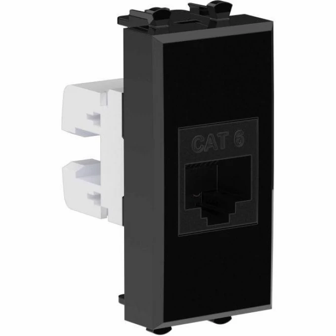 Розетка компьютерная DKC AVANTI RJ45 кат.6, черный квадрат, 1 модуль 4402691 Розетка компьютерная DKC AVANTI RJ45 кат.6, черный квадрат, 1 модуль 4402691