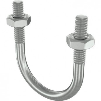 Скоба DKC монтажная U-образная с резьбой М8 с гайками для труб d 1"