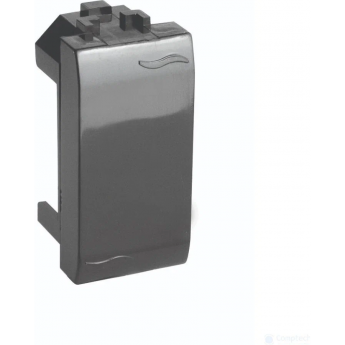 Заглушка DKC BRAVA 1 модуль черная